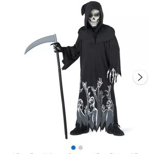 Spooky Skeleton Kids Costume with Mask